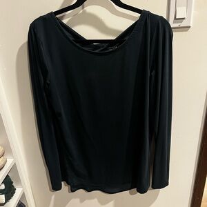 Dark Green Yoga Long Sleeve Top